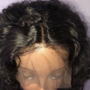 12in Curly Wig**Brazilian Hair with 13x6 closure